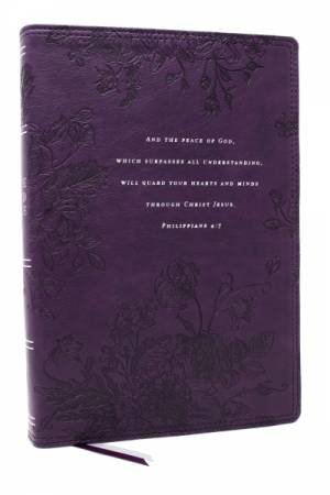 Peace Of God Bible: Discover And Experience God's Shalom Throughout The Bible (NKJV, Purple, Red Letter, Comfort Print) by PhD, Jeremiah Johnston