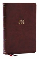 NKJV  Singlecolumn Reference Bible Versebyverse Red Letter Thumb Indexed Comfort Print Brown