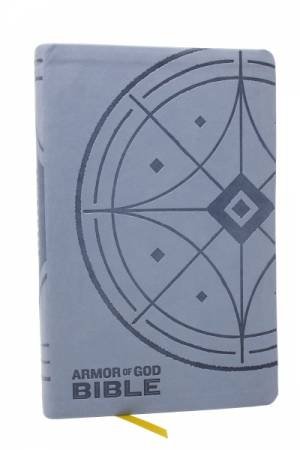 KJV Armor of God Bible, Blue/Gray Leathersoft (Children's Bible, Red Letter, Comfort Print, Holy Bible): King James Version by Thomas Nelson