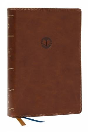 Enduring Word Study Bible (NKJV, Brown, Red Letter, Comfort Print, ThumbIndexed) by David Guzik