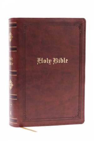 KJV Holy Bible: Personal Size Giant Print, Brown, Red Letter, Comfort Print: King James Version by Thomas Nelson