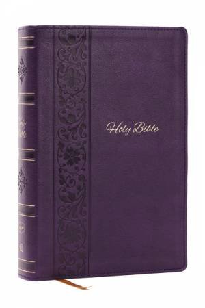 KJV Holy Bible: Personal Size Giant Print, Purple, Red Letter, Comfort Print: King James Version by Thomas Nelson