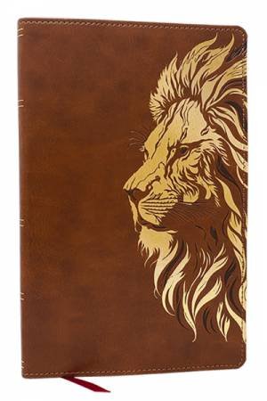KJV, Personal Size New Testament, Tan, Red Letter, Comfort Print by Thomas Nelson