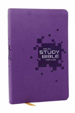 NKJV Study Bible for Kids: The Premier Study [Purple] by Thomas Nelson