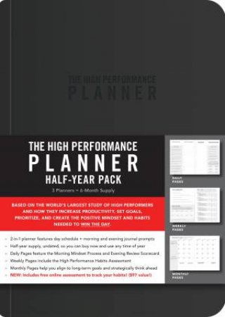 The High Performance Planner Half-year Pack by Brendon Burchard