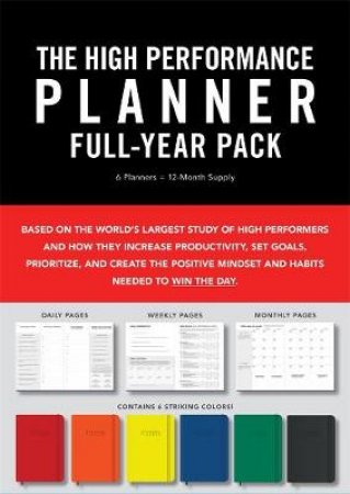 High Performance Planner Full-Year Pack by Brendon Burchard