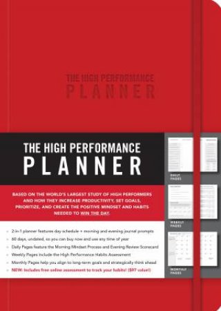 High Performance Planner Red by Brendon Burchard