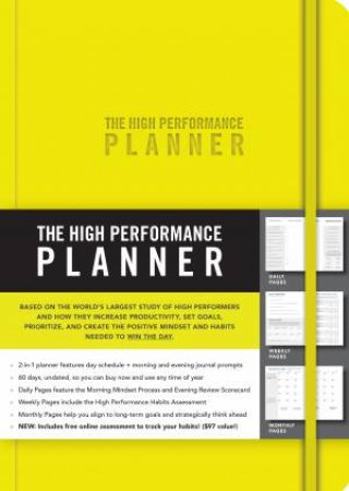High Performance Planner Yellow by Brendon Burchard