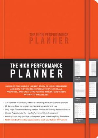 High Performance Planner Orange by Brendon Burchard