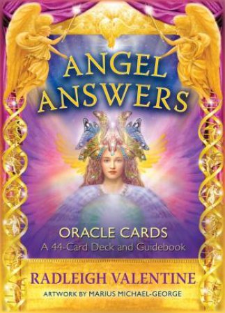 Angel Answers Oracle Cards: A 44-Card Deck And Guidebook by Radleigh Valentine