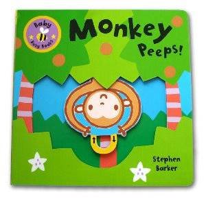 Baby Busy Books: Monkey Peeps! by Stephen Barker