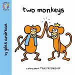 World Of Happy Two Monkeys