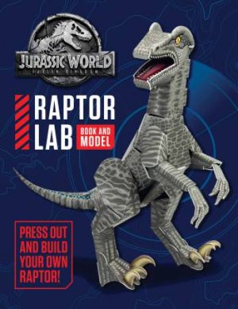 Jurassic World: Fallen Kingdom Raptor Lab Book And Model