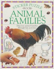 Sticker Puzzle Book Animal Families