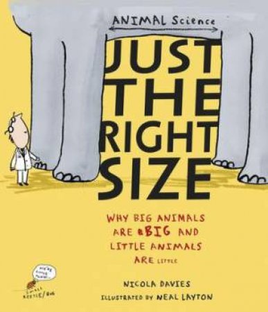 Just the Right Size: Why Big Animals Are Big and Little Animals Are Little by Nicola Davies & Neal Layton