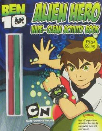 Alien Hero Wipe Clean Activity Book with 2 marking pens by Various