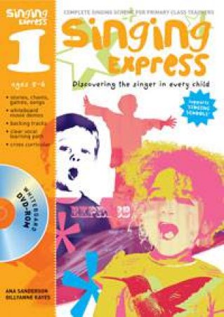 Singing Express 1 plus DVD-ROM by Ana Sanderson & Gillyanne Kayes