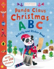 Panda Claus Christmas ABC Sticker Activity Book