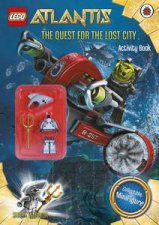 Lego Atlantis  The Quest for the Lost City Activity Book with Figurine
