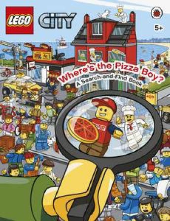 LEGO® City: Where's the Pizza Boy? A Search and Find Book by Ladybird