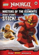 LEGO Ninjago Masters of the Elements Ready Steady Stick Sticker Activity Book