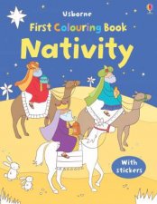 First Colouring Book Nativity