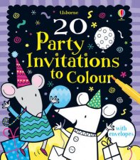 20 Party Invitations to Colour