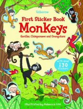 First Sticker Book Monkeys