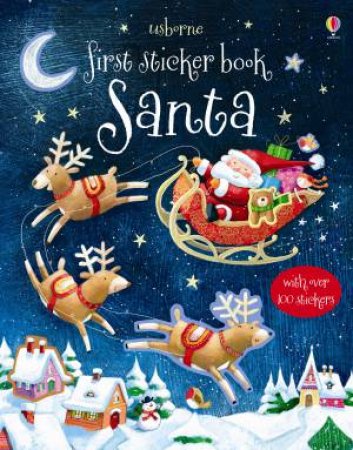 Usborne First Sticker Book: Santa by Sam Taplin