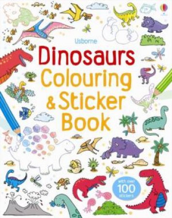 Dinosaurs Colouring and Sticker Book by Sam Taplin