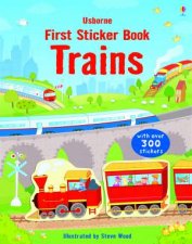 First Sticker Book Trains