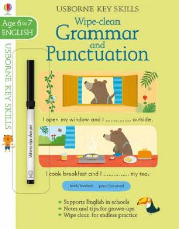 Wipe Clean Grammar And Punctuation 6-7 by Jessica Greenwell & Marta Cabrol