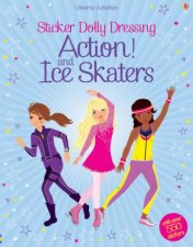 Sticker Dolly Dressing Action  Ice Skaters