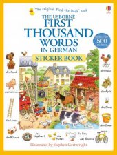 First Thousand Words In German Sticker Book