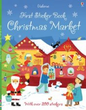 Usborne First Sticker Book Christmas Market