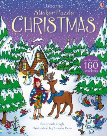 Usborne Sticker Puzzle: Christmas by Susannah Leigh