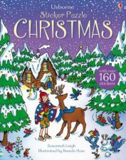 Usborne Sticker Puzzle Christmas