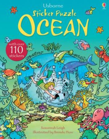 Usborne Sticker Puzzle Ocean by Susannah Leigh