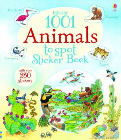 1001 Animals to Spot Sticker Book by Various