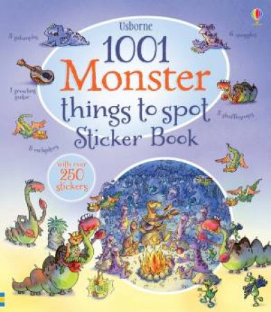 1001 Monster Things to Spot Sticker Book by Gillian Doherty
