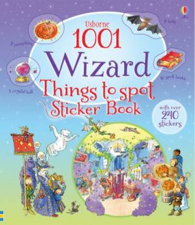 1001 Wizard Things to Spot Sticker Book by Various