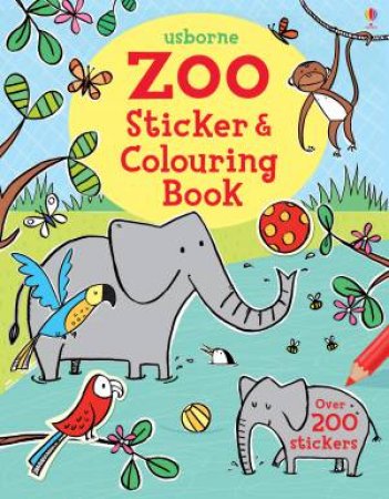 Zoo: Sticker and Colouring Book