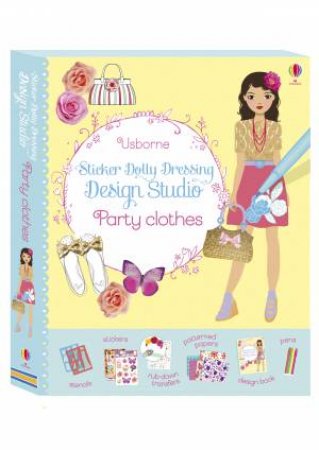 Sticker Dolly Dressing Design Studio Party Clothes by Fiona Watt & Stella Baggott & Antonia Miller