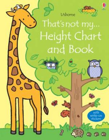 That's Not My Height Chart and Book by Fiona Watt