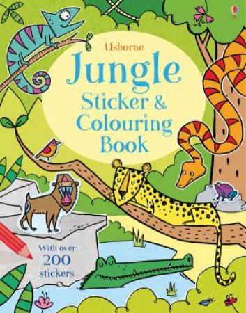 Jungle Sticker and Colouring Book by Alice Primmer