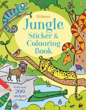 Jungle Sticker and Colouring Book