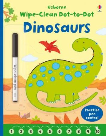 Wipe-Clean Dot-to-Dot: Dinosaurs by Sam Taplin
