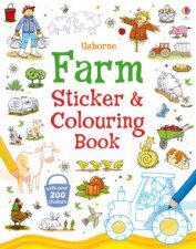 Farm Sticker  Colouring Book