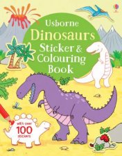 Dinosaurs Sticker  Colouring Book