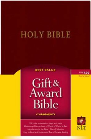 Bible: NLT Gift & Award Bible - Burgundy by Various